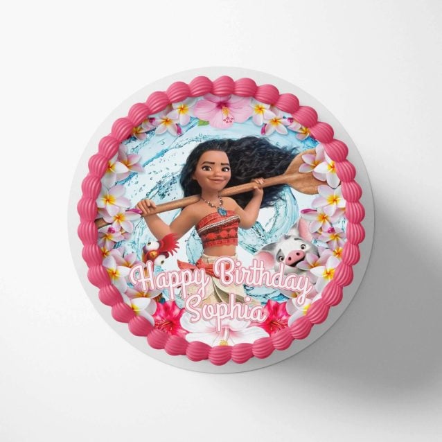 Moana Cake Topper Moana Rounded (9") PimpYourWorld