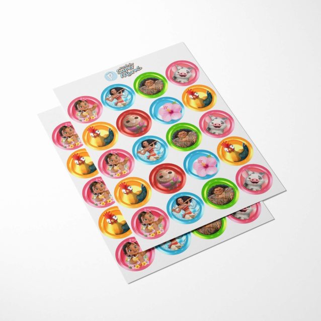 Moana Cupcake Toppers PimpYourWorld