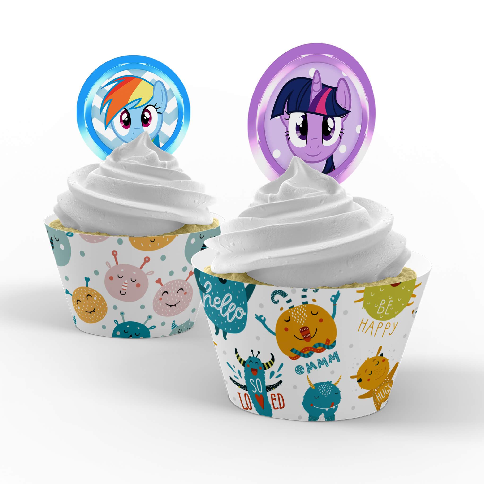 My Little Pony Cupcake Toppers