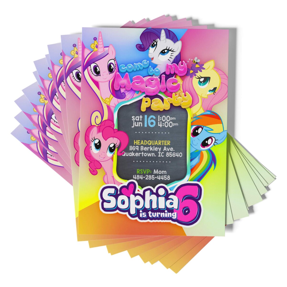 My Little Pony Invitations