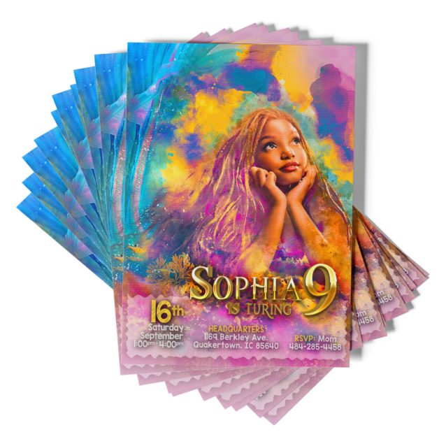 New The Little Mermaid Invitation PimpYourWorld