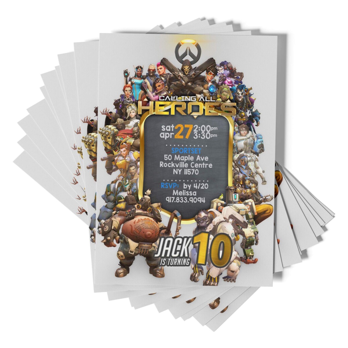 Overwatch Invitations - PimpYourWorld