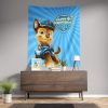 Paw Patrol Chase Birthday Banner 68" × 80" PimpYourWorld