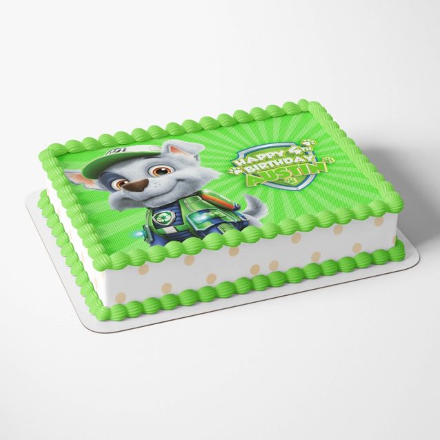 Paw Patrol Rocky Cake Topper 1/4 Sheet (8"x11") PimpYourWorld