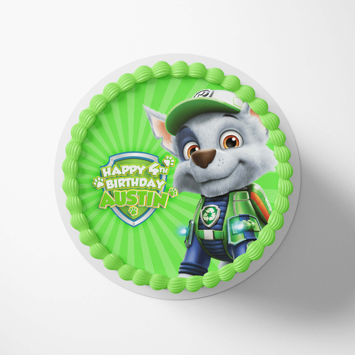 Paw Patrol Rocky Cake Topper