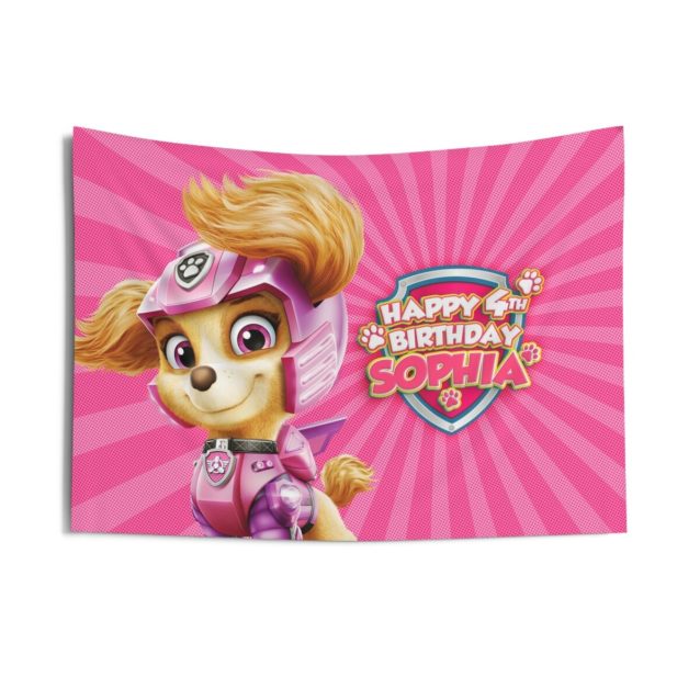 Paw Patrol Skye Birthday Banner 36" × 26" PimpYourWorld