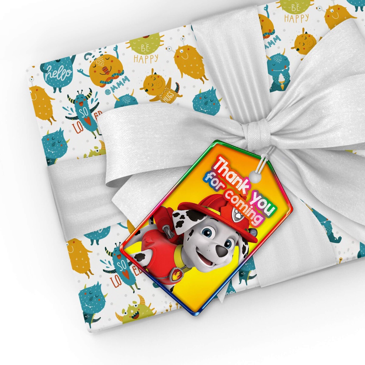 Paw Patrol Thank You Tags