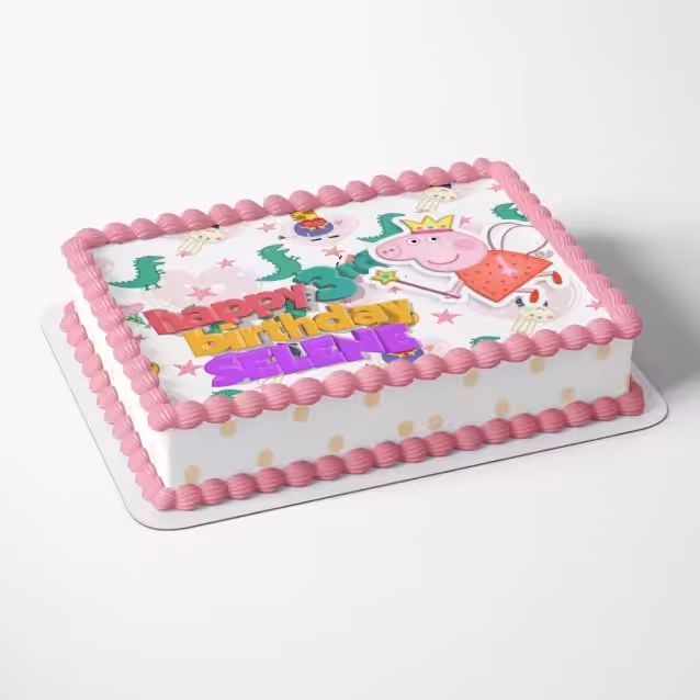 Peppa Pig Cake Toppers 1/4 Sheet (8"x11") PimpYourWorld