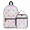 Personalized Eevee kawaii Pokémon backpack and lunch bag 2-piece set