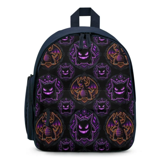 Personalized Gengar Shadow Rave Pokémon mini backpack in purple