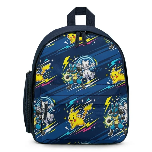 Personalized Mewtwo and Lucario Pokémon mini backpack for kids