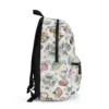 Open interior view of the personalized Toy Story school backpack showing spacious compartments for folders and a matching lunch box.