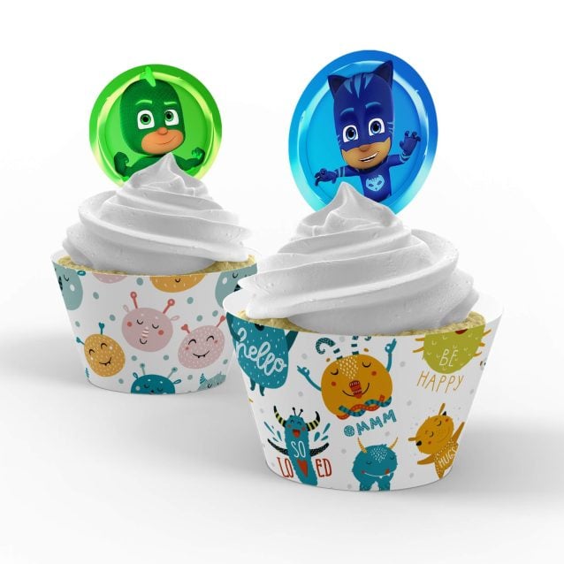 PJ Masks Cupcake Toppers PimpYourWorld