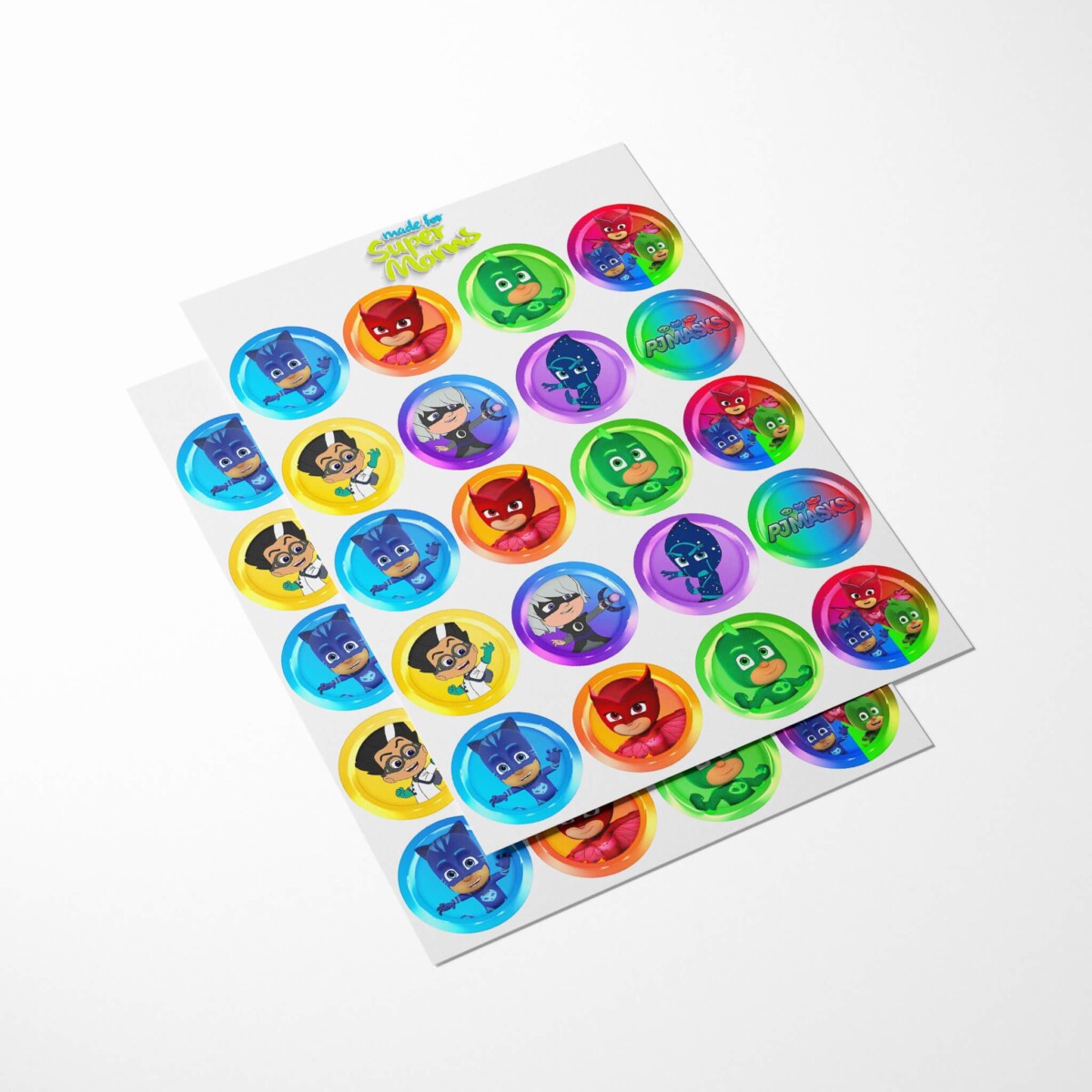 PJ Masks Cupcake Toppers - Pimpyworld.com