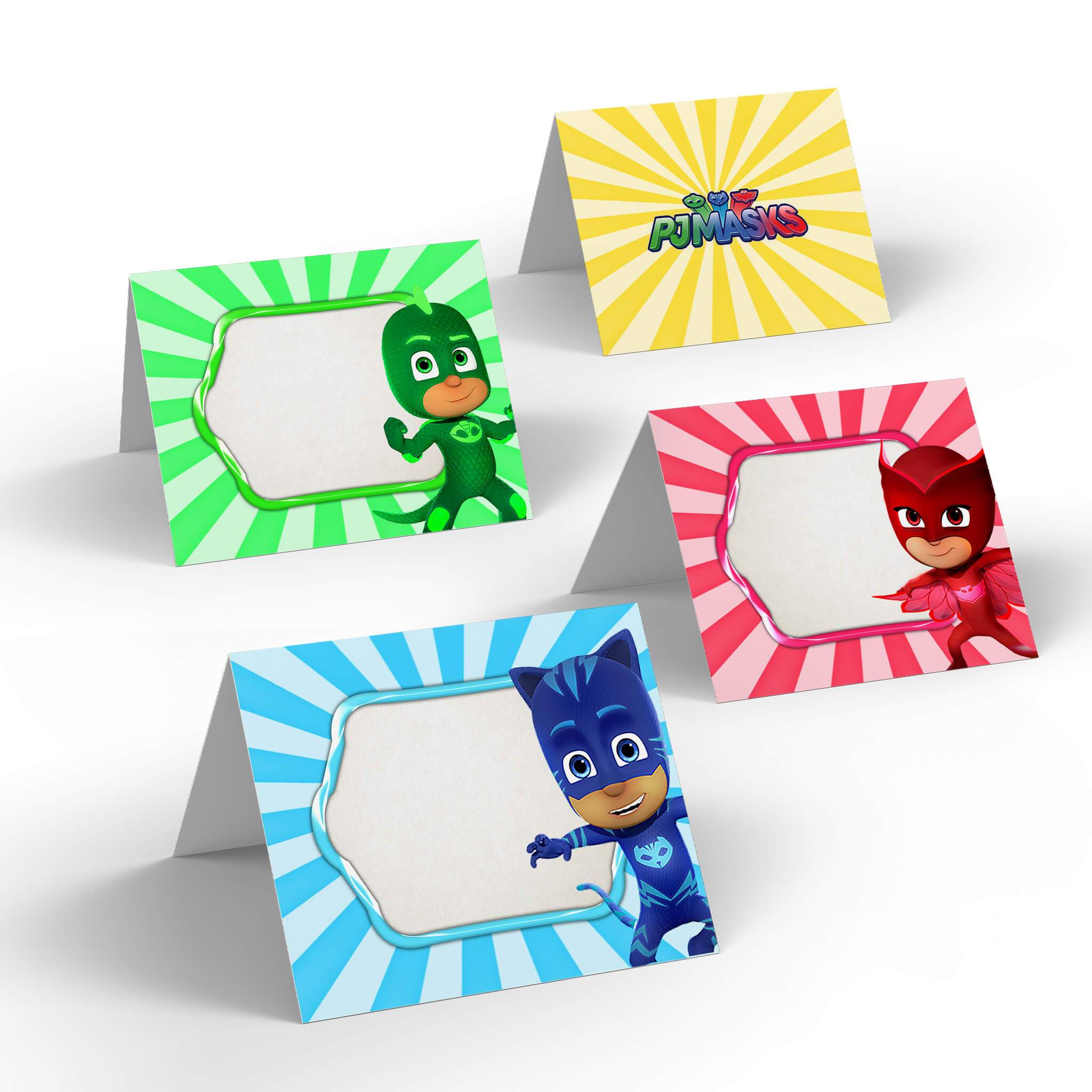 PJ Masks Food Labels
