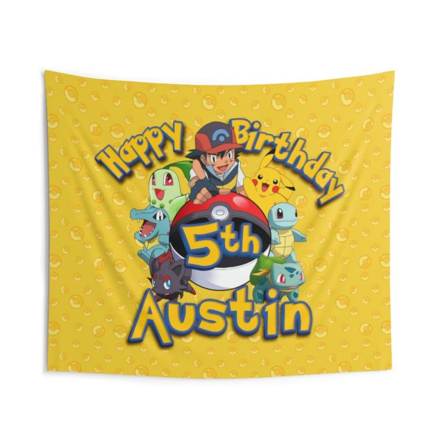Pokemon Birthday Banner 104" × 88" PimpYourWorld