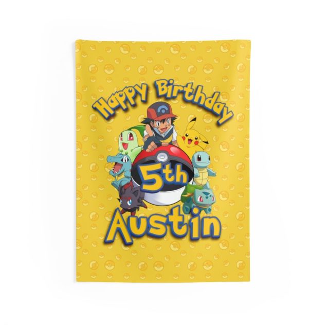 Pokemon Birthday Banner 26" × 36" PimpYourWorld