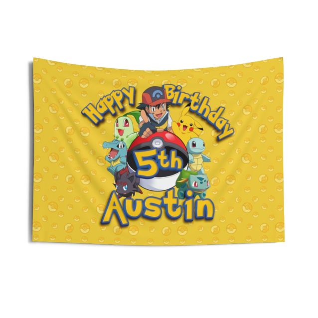 Pokemon Birthday Banner 36" × 26" PimpYourWorld