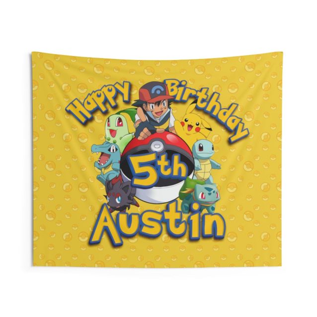 Pokemon Birthday Banner 60" × 50" PimpYourWorld