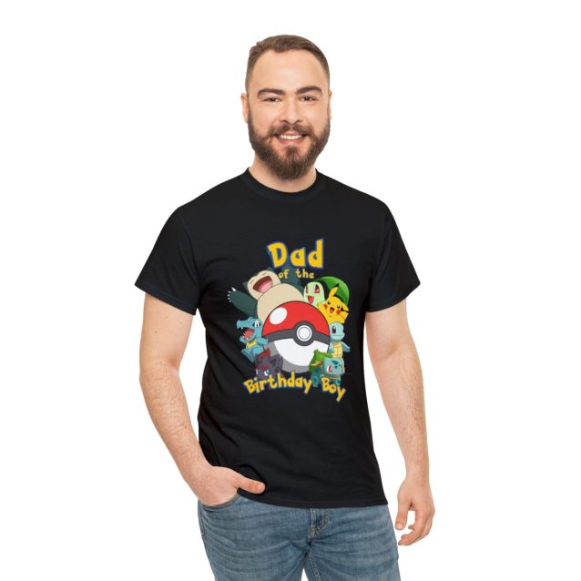Pokemon Birthday Dad Family T-Shirt PimpYourWorld
