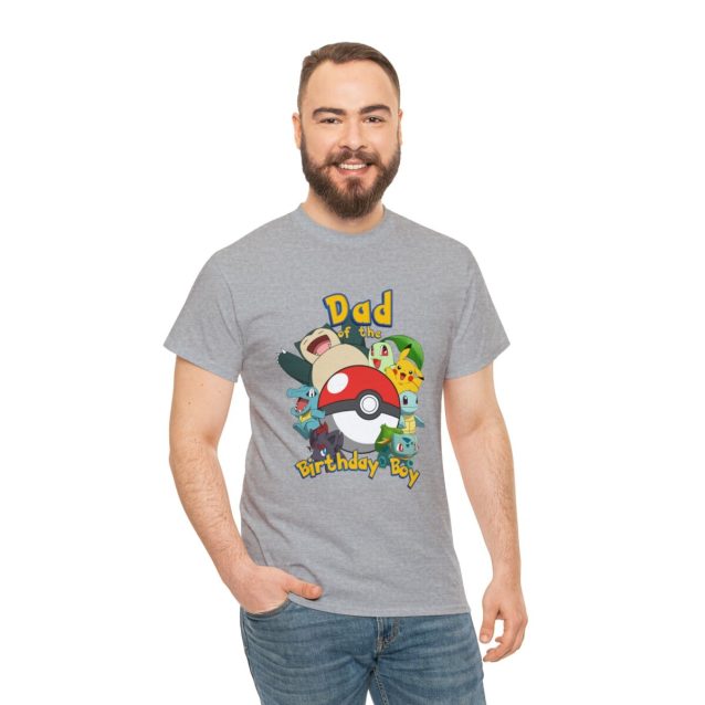 Pokemon Birthday Dad Family T-Shirt PimpYourWorld