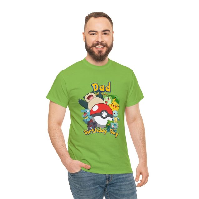 Pokemon Birthday Dad Family T-Shirt PimpYourWorld