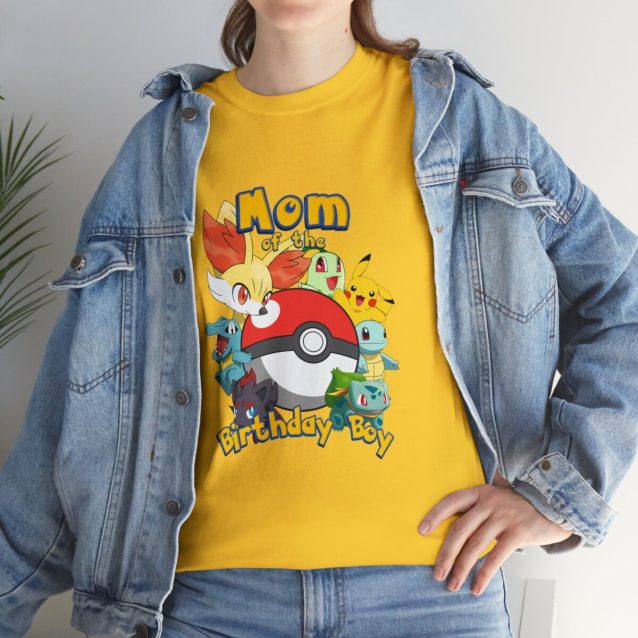 Pokemon Birthday Mom Family T-Shirt PimpYourWorld