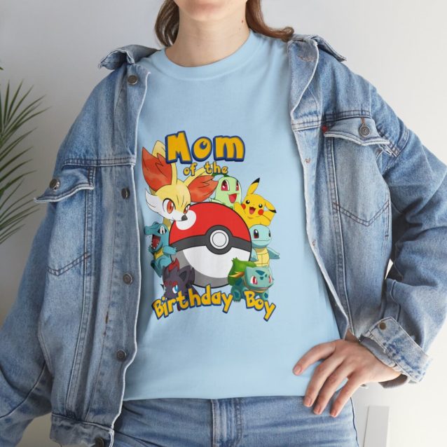 Pokemon Birthday Mom Family T-Shirt PimpYourWorld