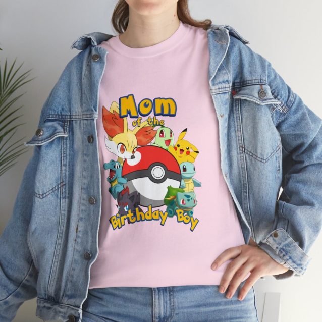 Pokemon Birthday Mom Family T-Shirt PimpYourWorld