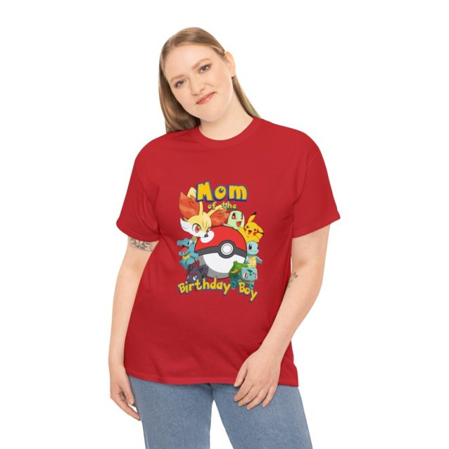 Pokemon Birthday Mom Family T-Shirt PimpYourWorld