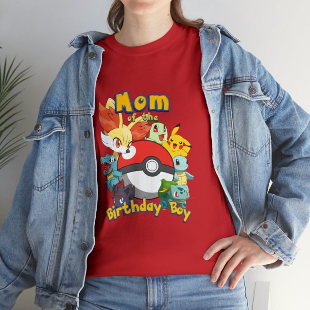 Pokemon Birthday Mom Family T-Shirt PimpYourWorld