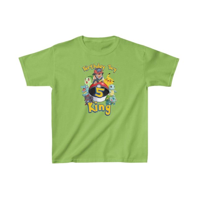 Pokemon Birthday Shirt Lime PimpYourWorld