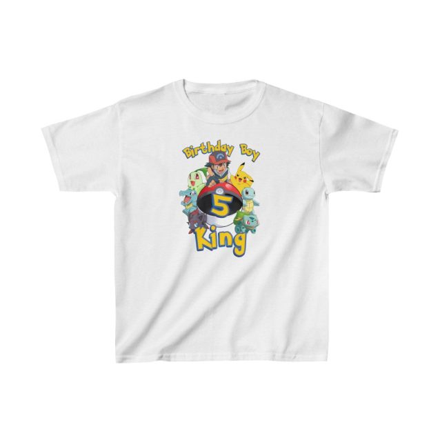 Pokemon Birthday Shirt White PimpYourWorld