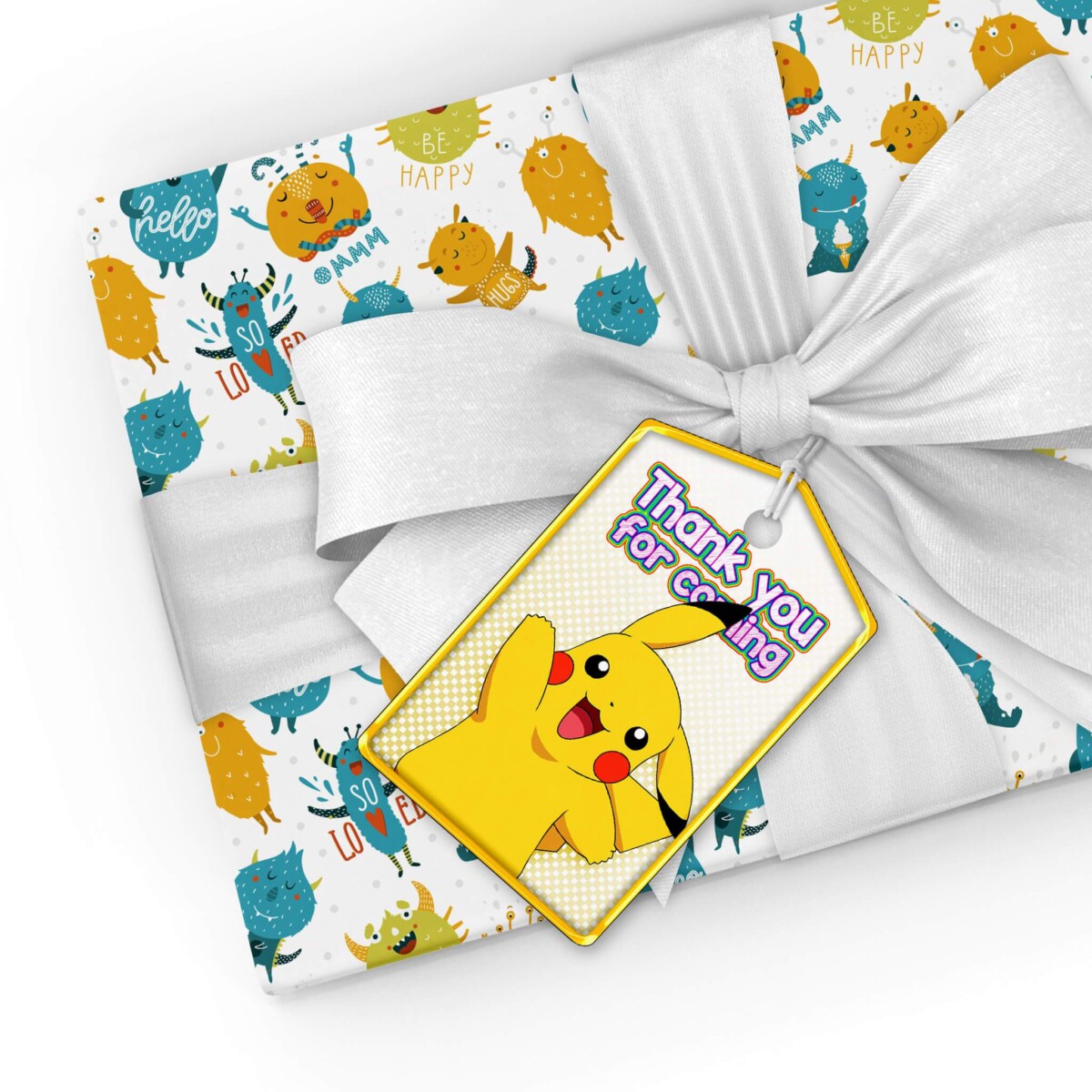 Pokemon Thank You Tags