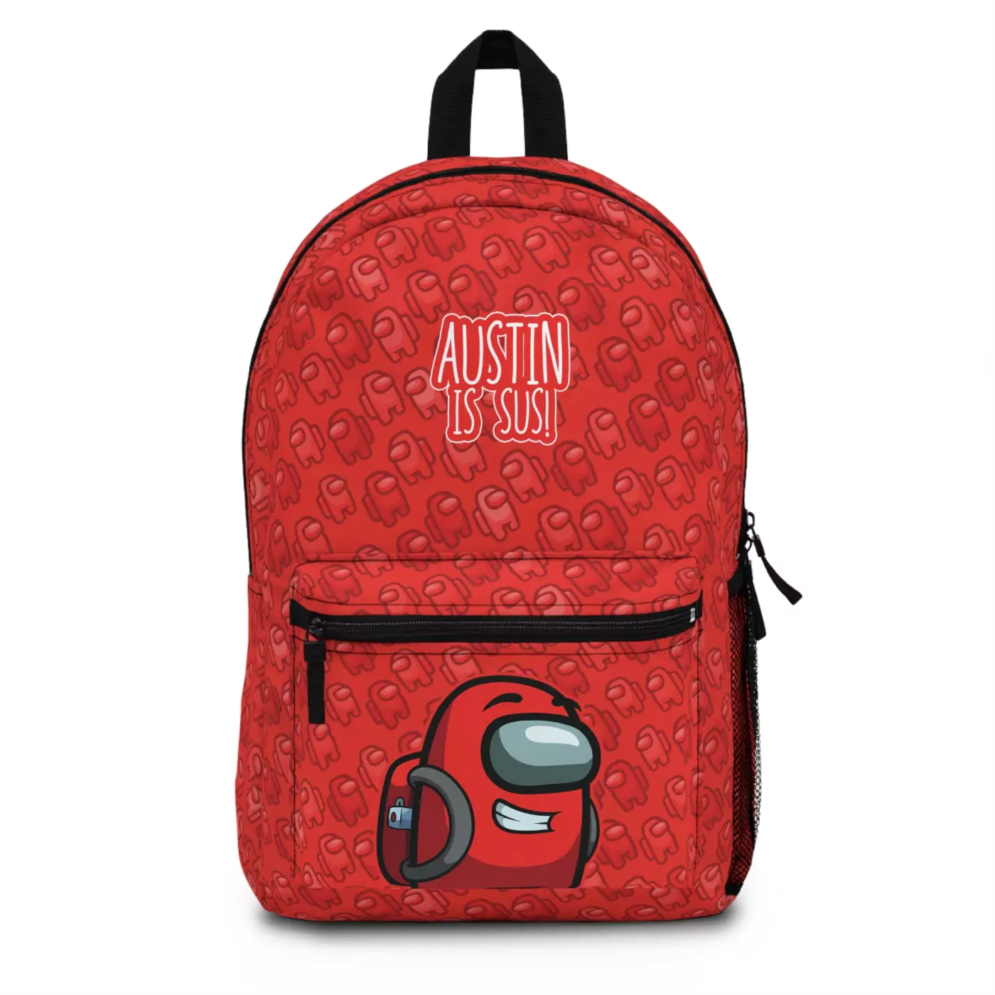 among us backpack for kids Just Toys LLC Hangers polyester Color Among Us School Backpack -