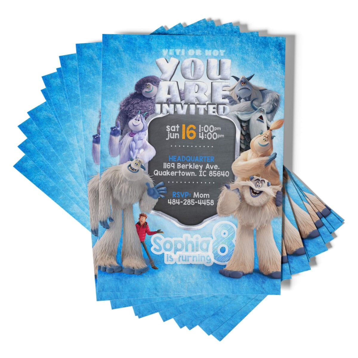 SmallFoot Invitations