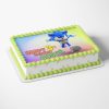 Sonic the Hedgehog Cake Topper Colorful 1/4 Sheet (8"x11") PimpYourWorld