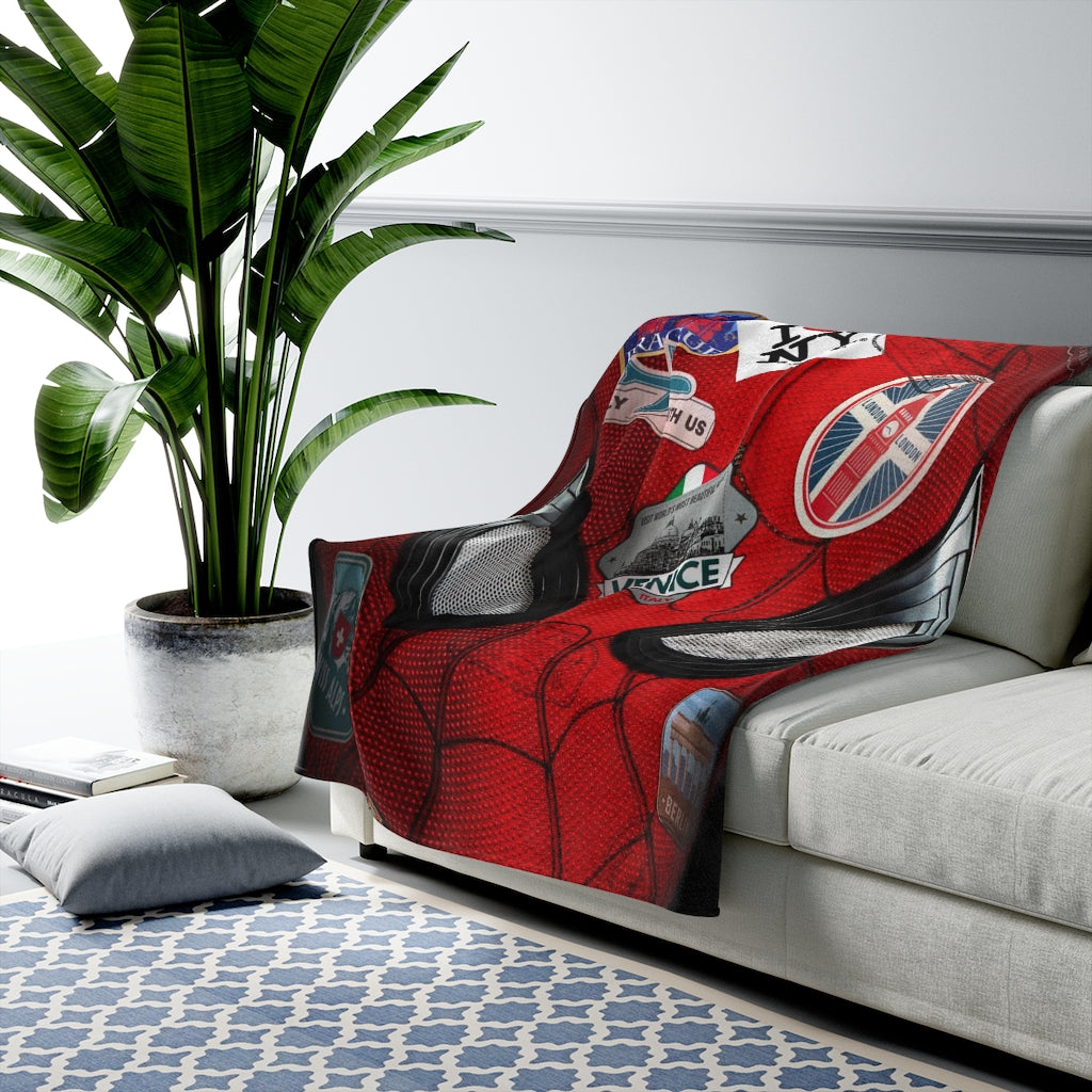 Spiderman Spiderverse Blanket