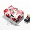 A view of the laminated backside of the Spiderman gift wrap, highlighting its protective and premium quality.