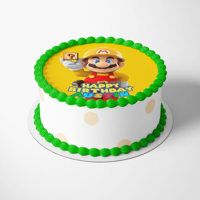 Super Mario Yellow Cake Toppers PimpYourWorld
