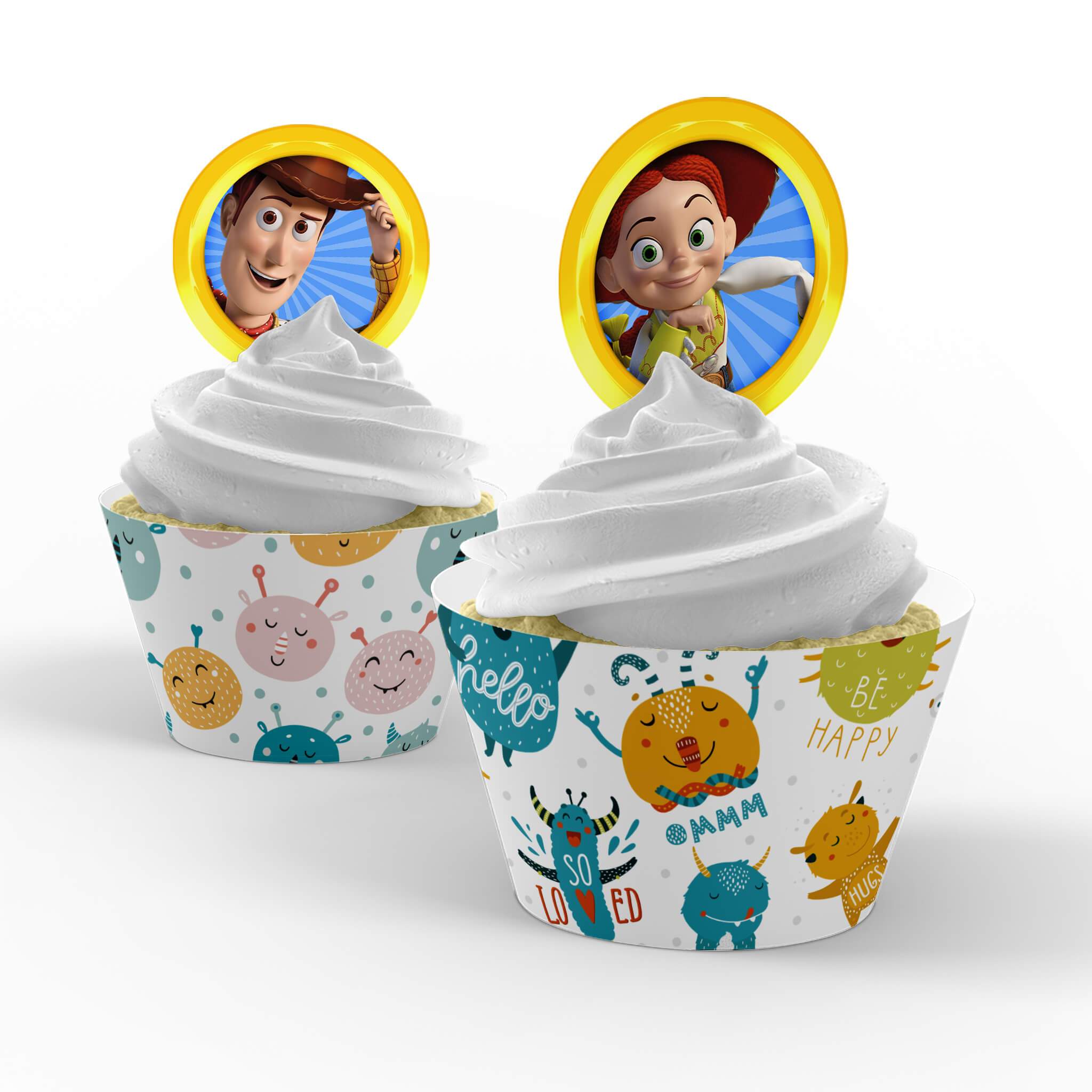 Toy Story 4 Cupcake Toppers