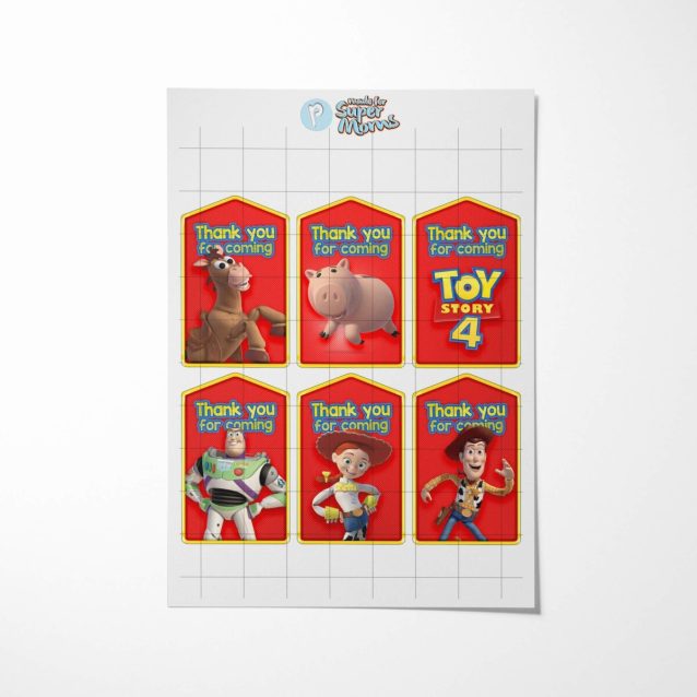 Toy Story 4 Thank You Tags PimpYourWorld