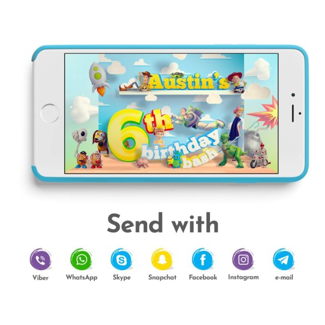 Toy Story Video Invitations PimpYourWorld