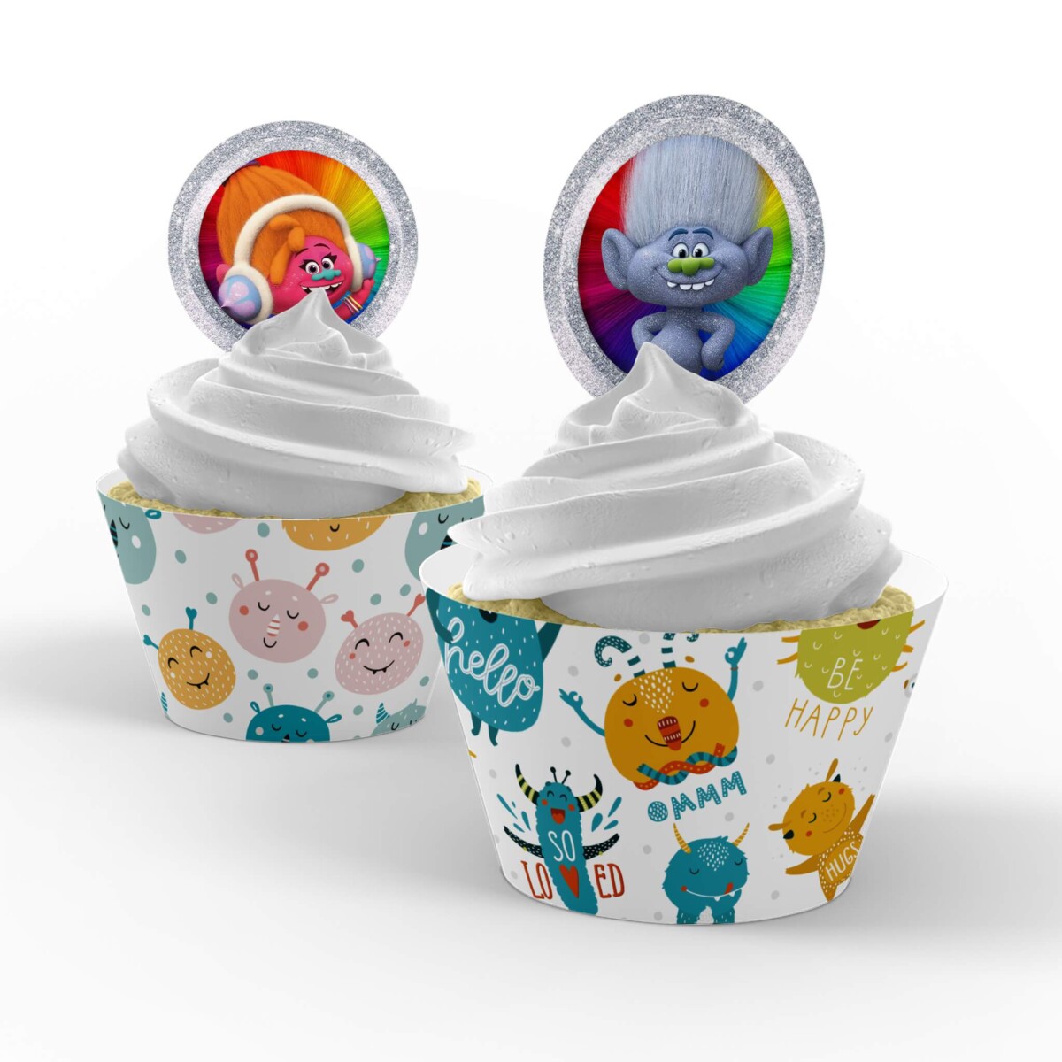 Trolls 2 Cupcake Toppers | Printable
