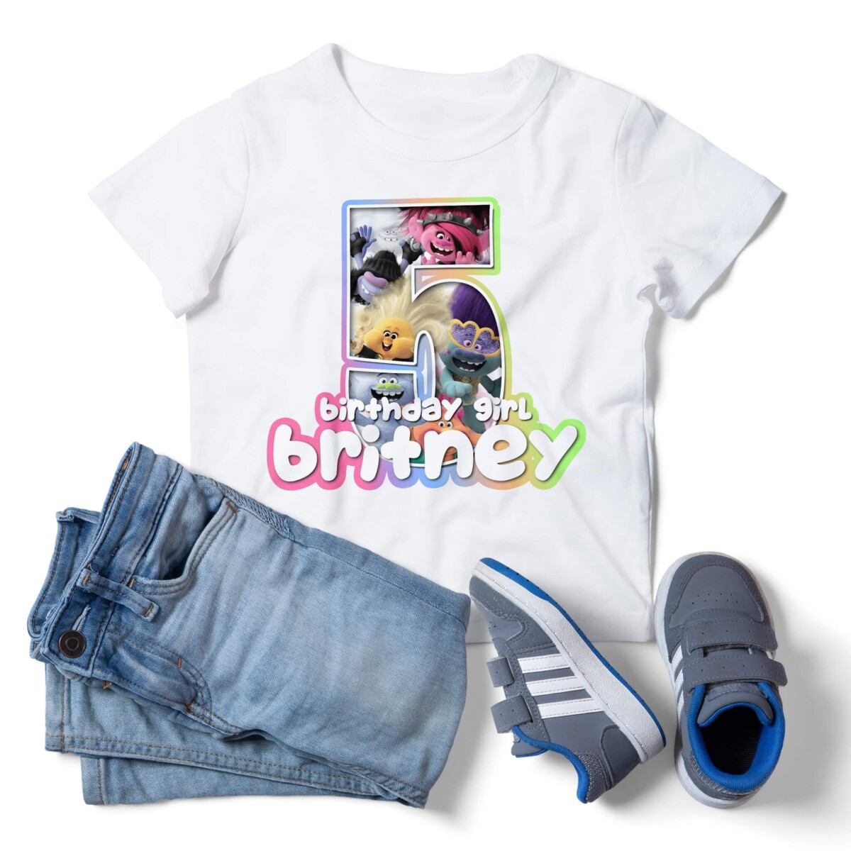 Trolls World Tour Birthday Shirt