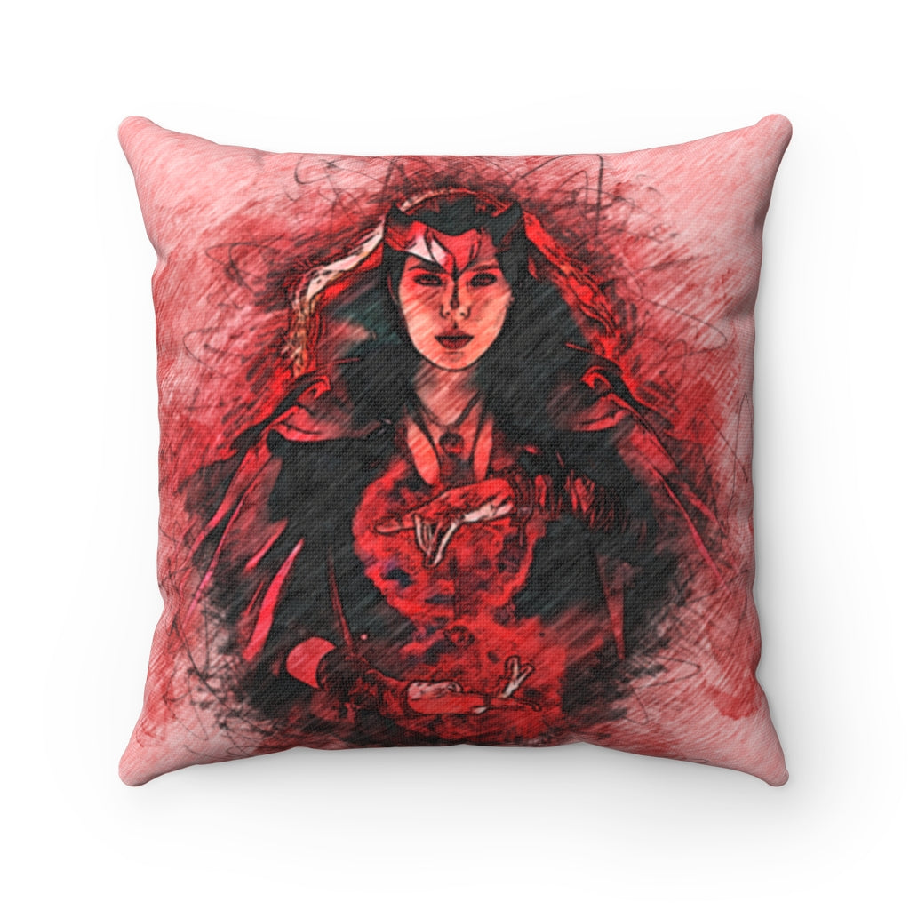 WandaVision Scarlet Witch Square Pillow
