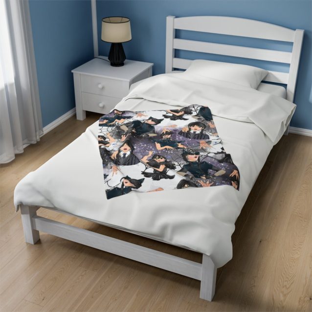 Wednesday Addams Blanket PimpYourWorld