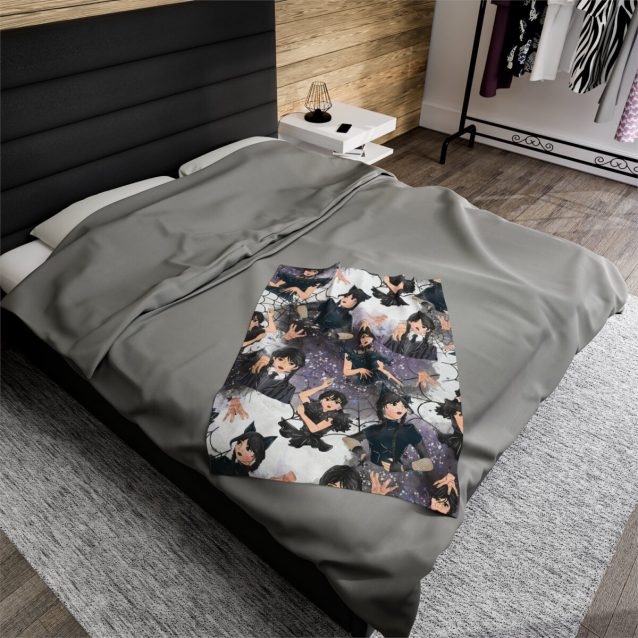 Wednesday Addams Blanket PimpYourWorld