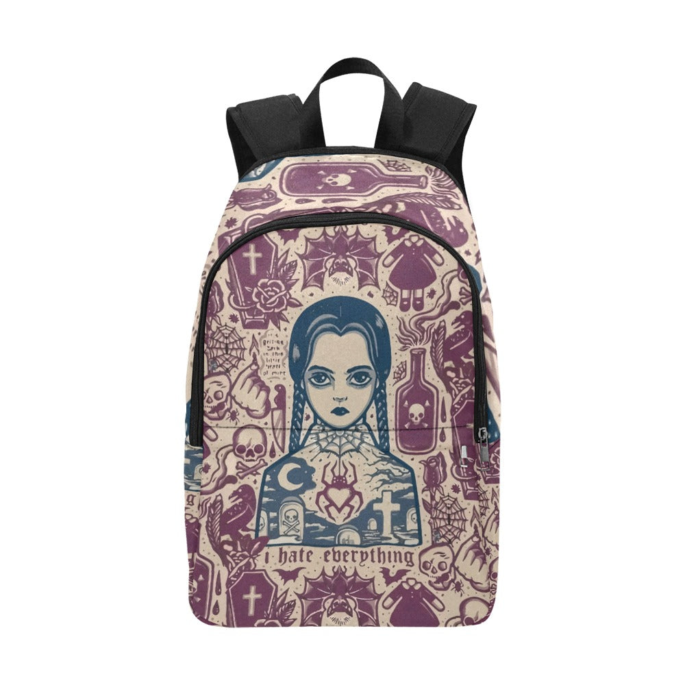 Wednesday Addams Fabric Backpack