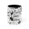 Wednesday Addams Multicolor Mug Black PimpYourWorld